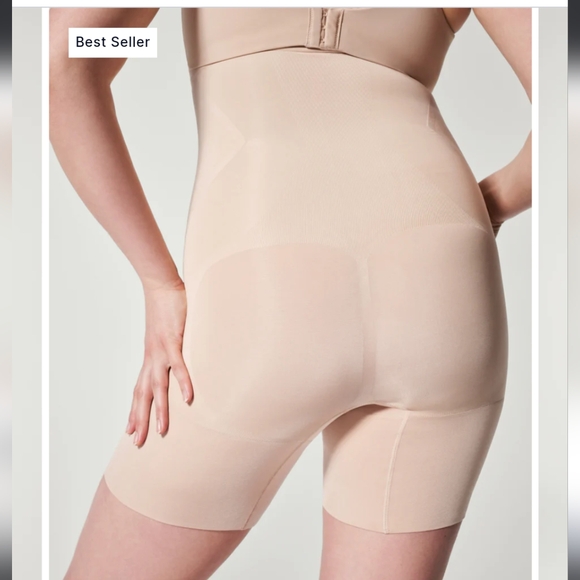 SPANX Sculpting High-Waisted Mid-Thigh Short XL Bestseller!! - Picture 3 of 8